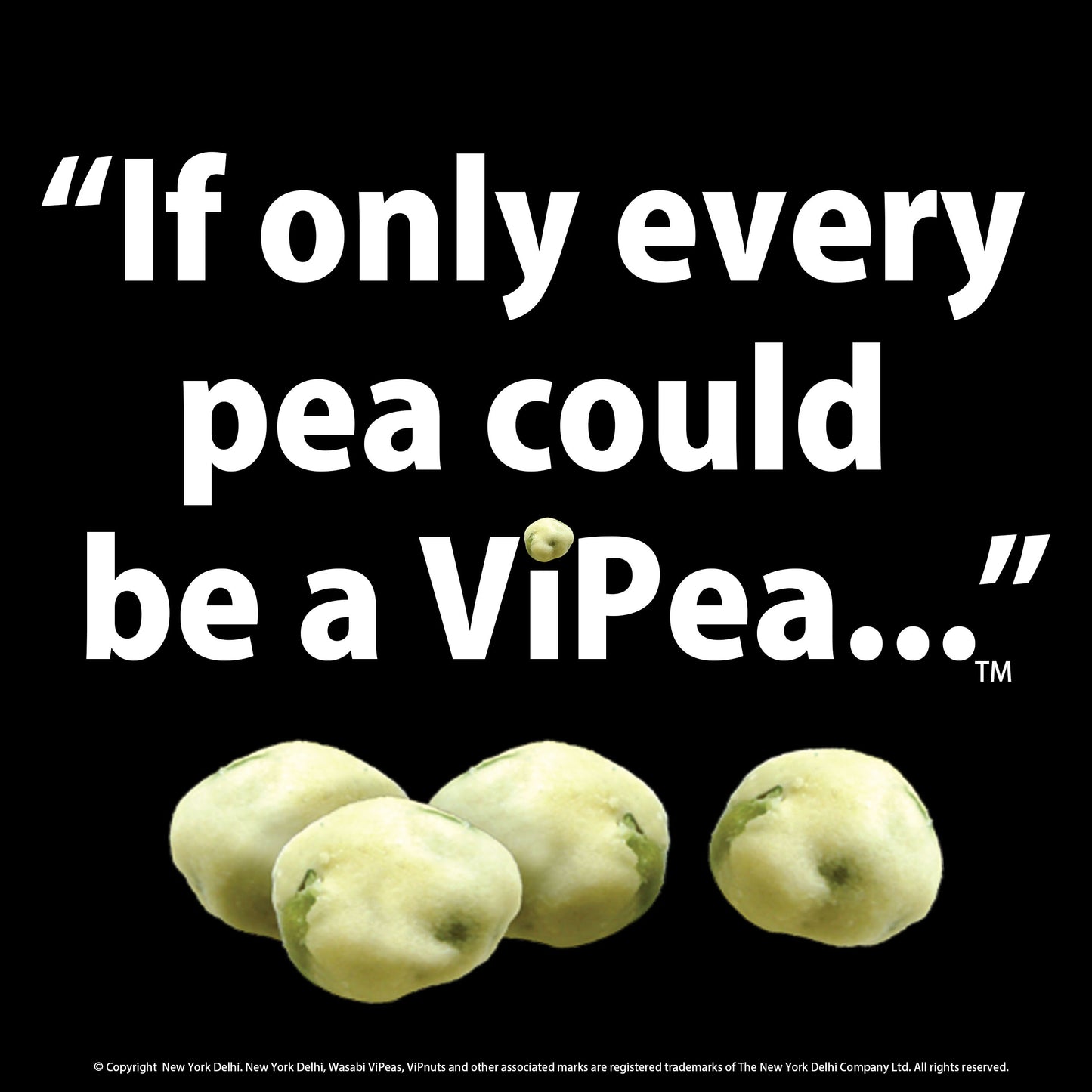 Wasabi Peas Marrowfat ViPeas x 10 Box