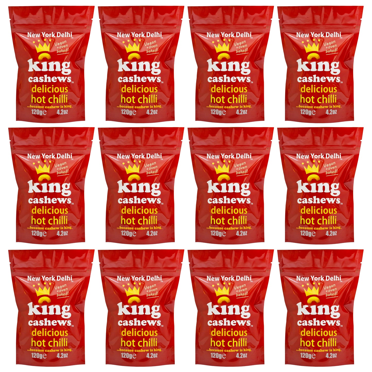 Cashews Hot Chilli 12x120g case