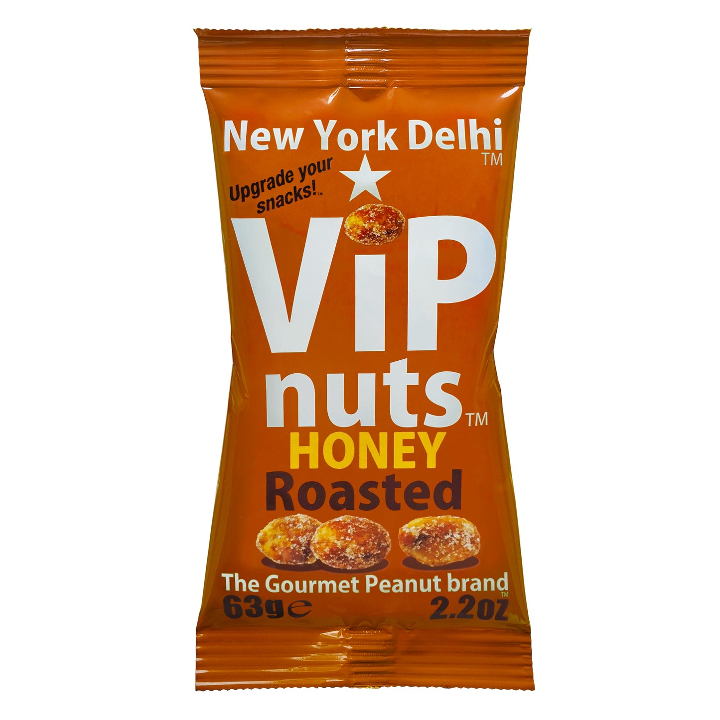 Honey Roasted peanuts ViPnuts 63g pack