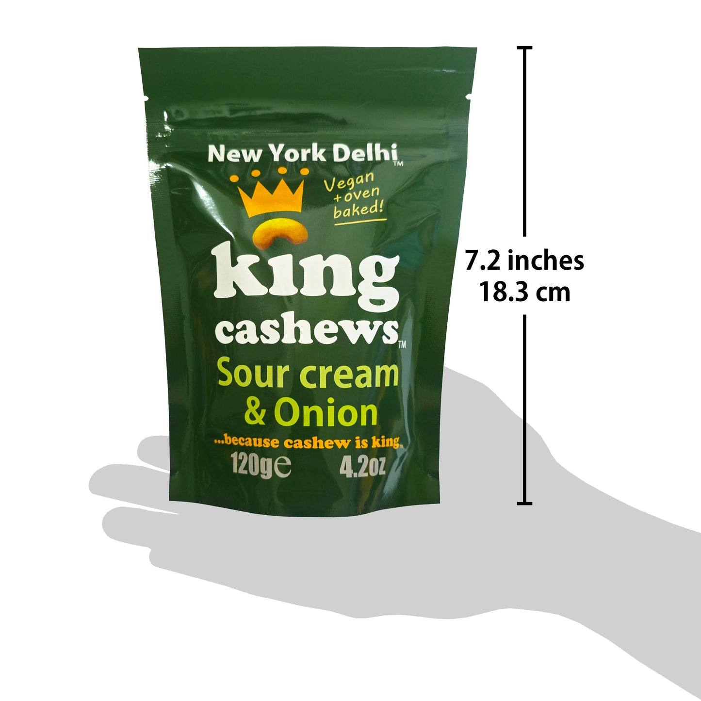 Cashews sour cream & onion 3 x 120g packs