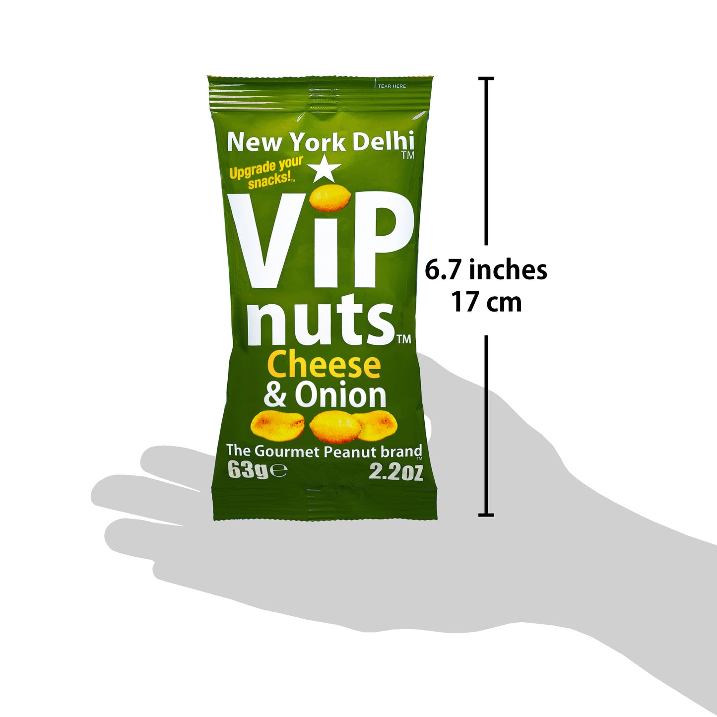 Cheese and Onion peanuts high protein ViPnuts
