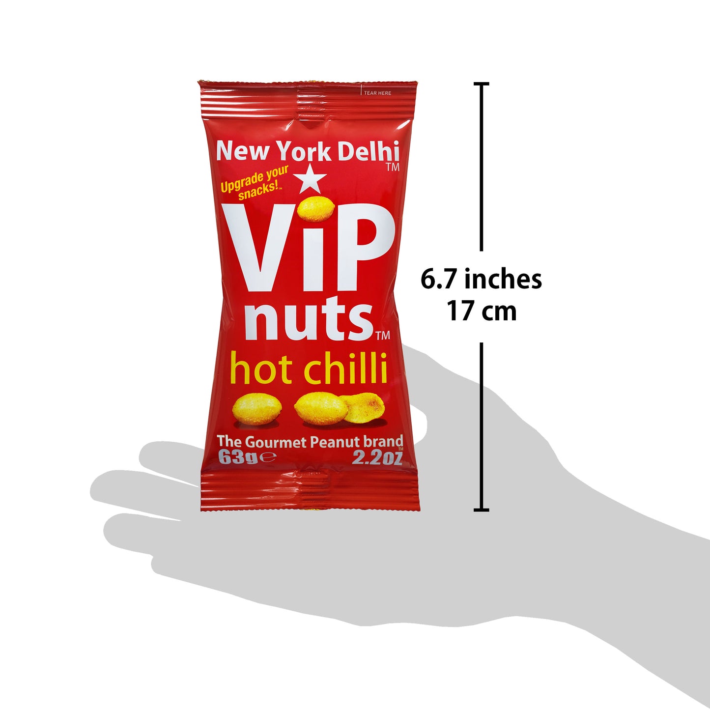 Hot chilli peanuts high protein ViPnuts