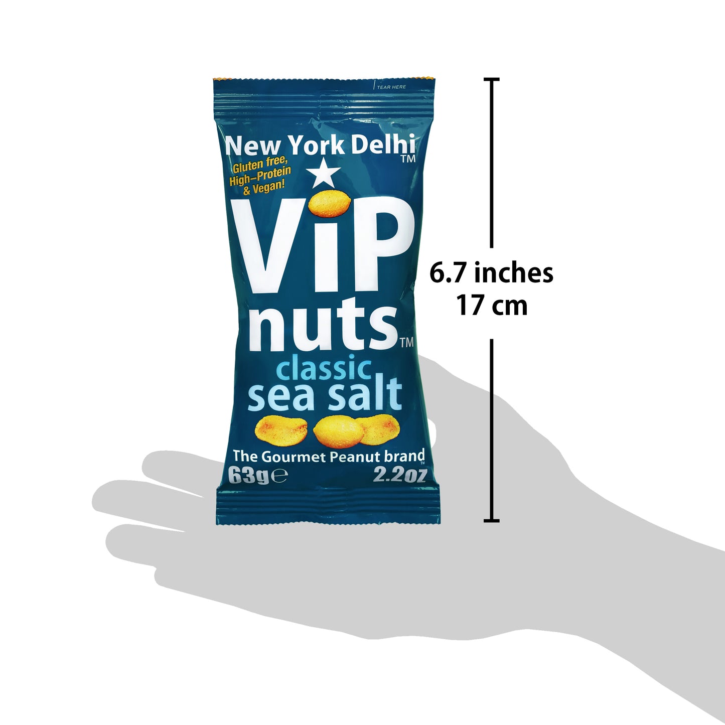 ViPnuts Classic Sea Salt peanuts 20x63g case