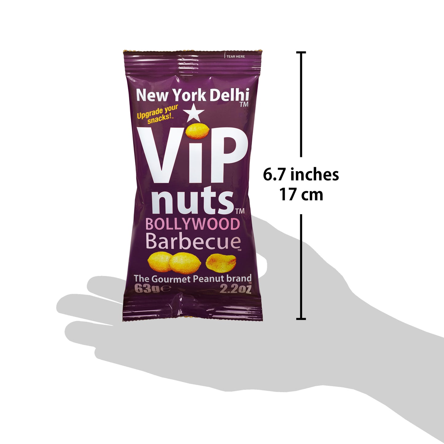 Bollywood BBQ peanuts high protein ViPnuts 10 Box