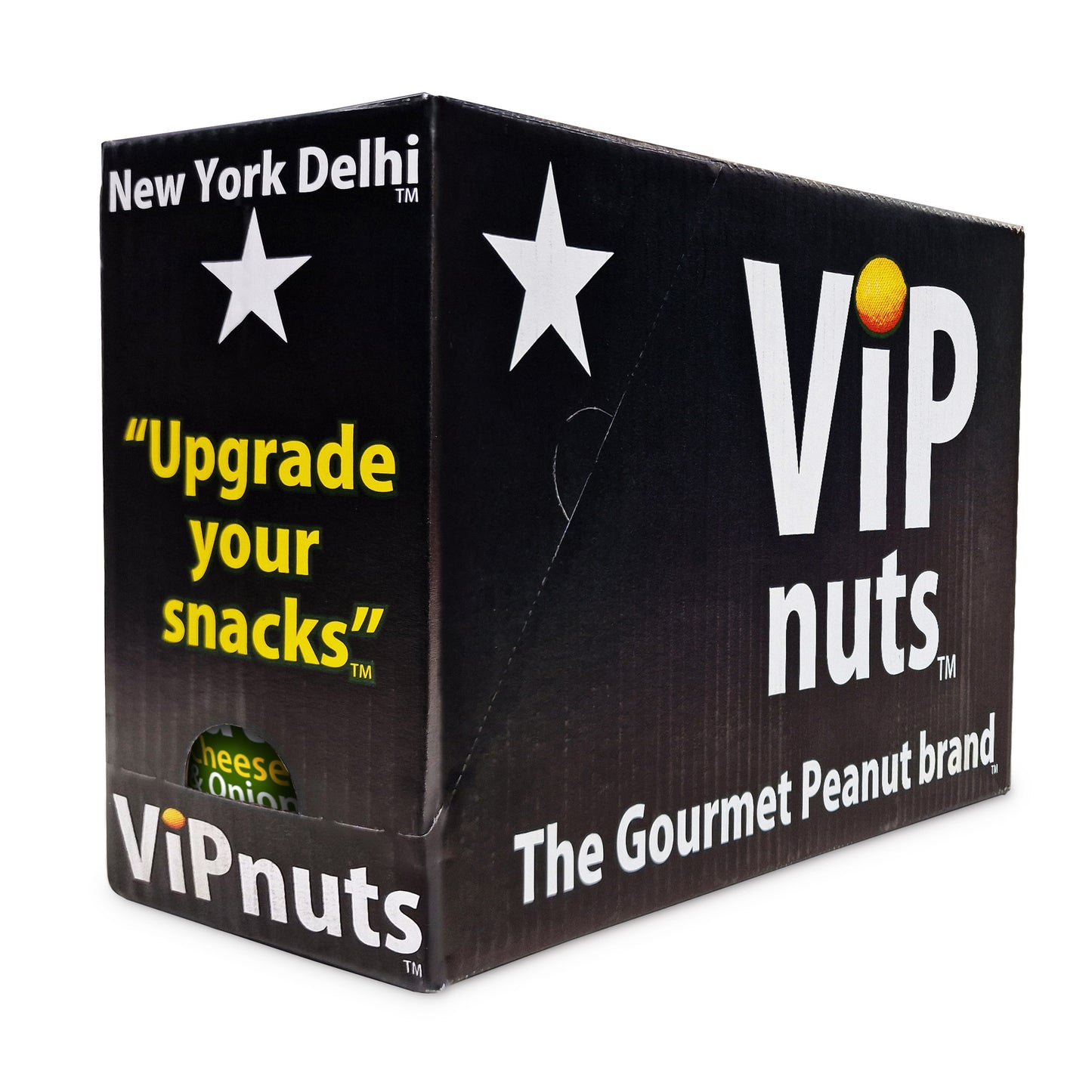 Cheese and Onion peanuts high protein ViPnuts x 10 Box