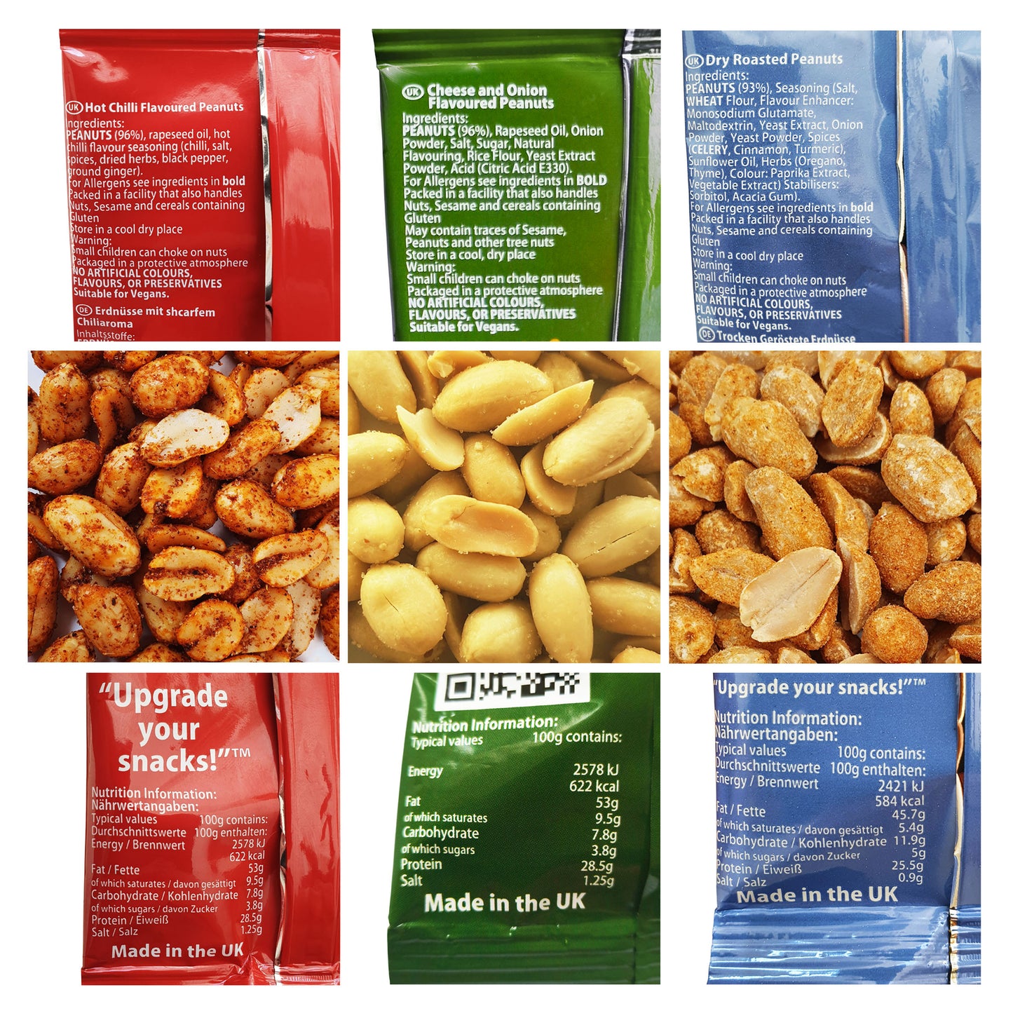 Ultimate Peanut And Snack Selection Box 12 x 63g - In Easy To Wrap Gift Box