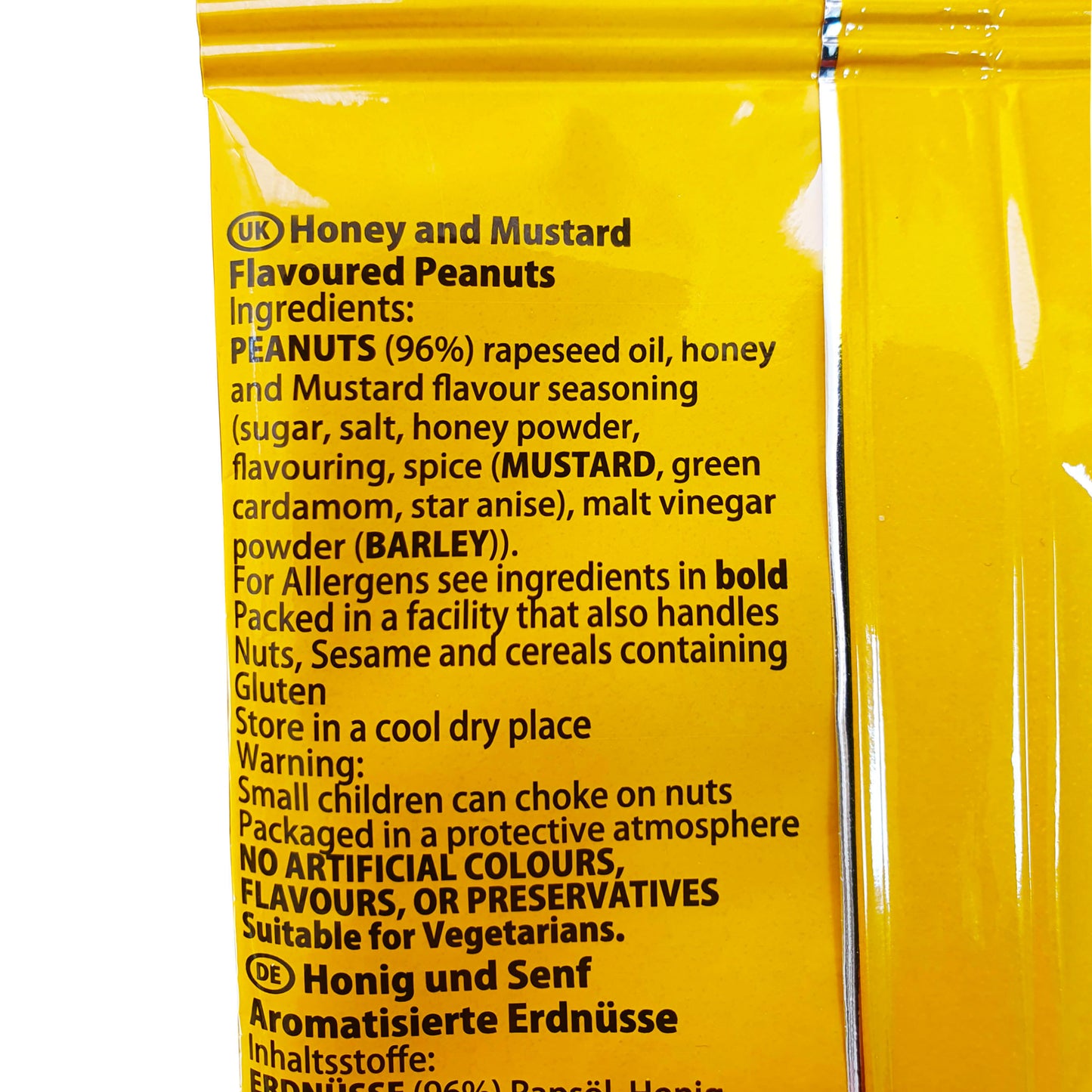 ViPnuts Hot Honey & Mustard peanuts 20x63g case