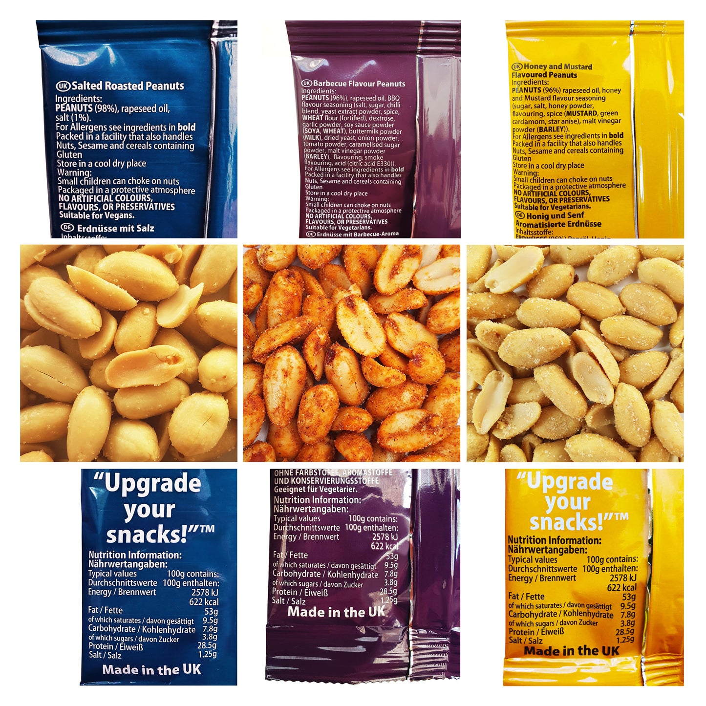 Ultimate Peanut And Snack Selection Box 12 x 63g - In Easy To Wrap Gift Box