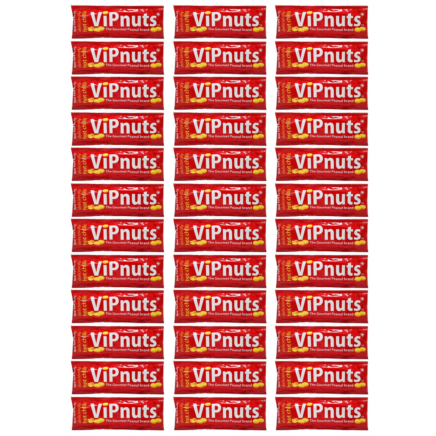 ViPnuts Hot Chilli peanuts 36 x 25g case