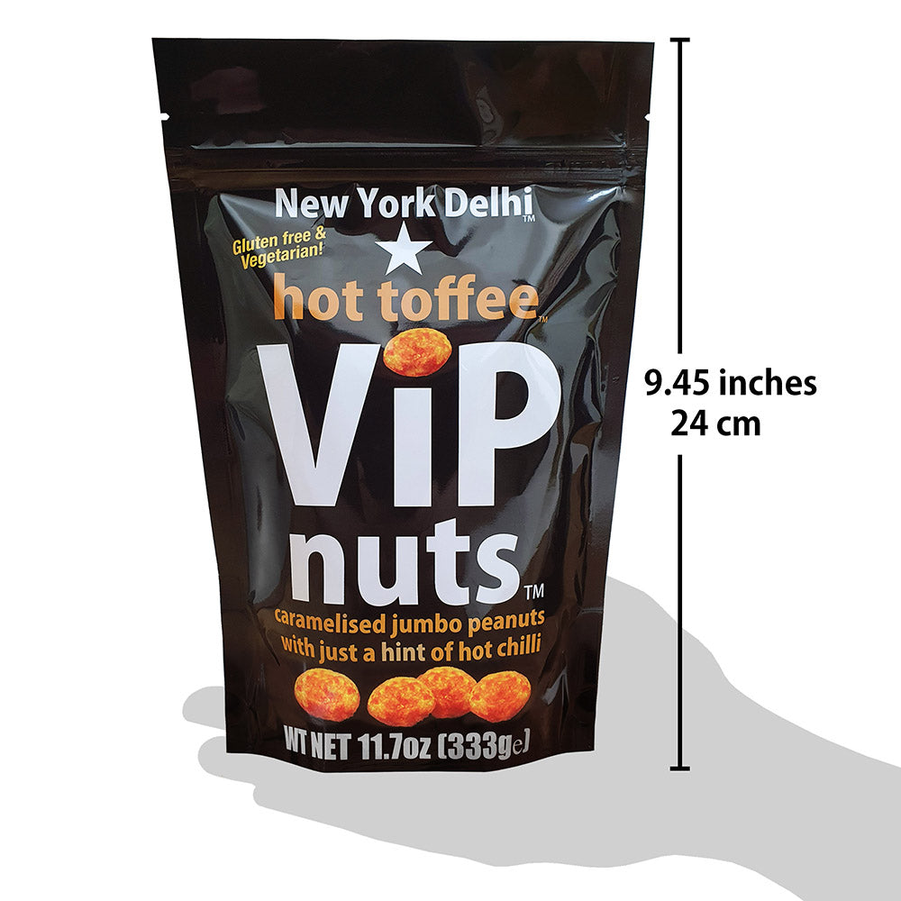 ViPnuts Hot Toffee peanuts 3 x 333g Hero Size