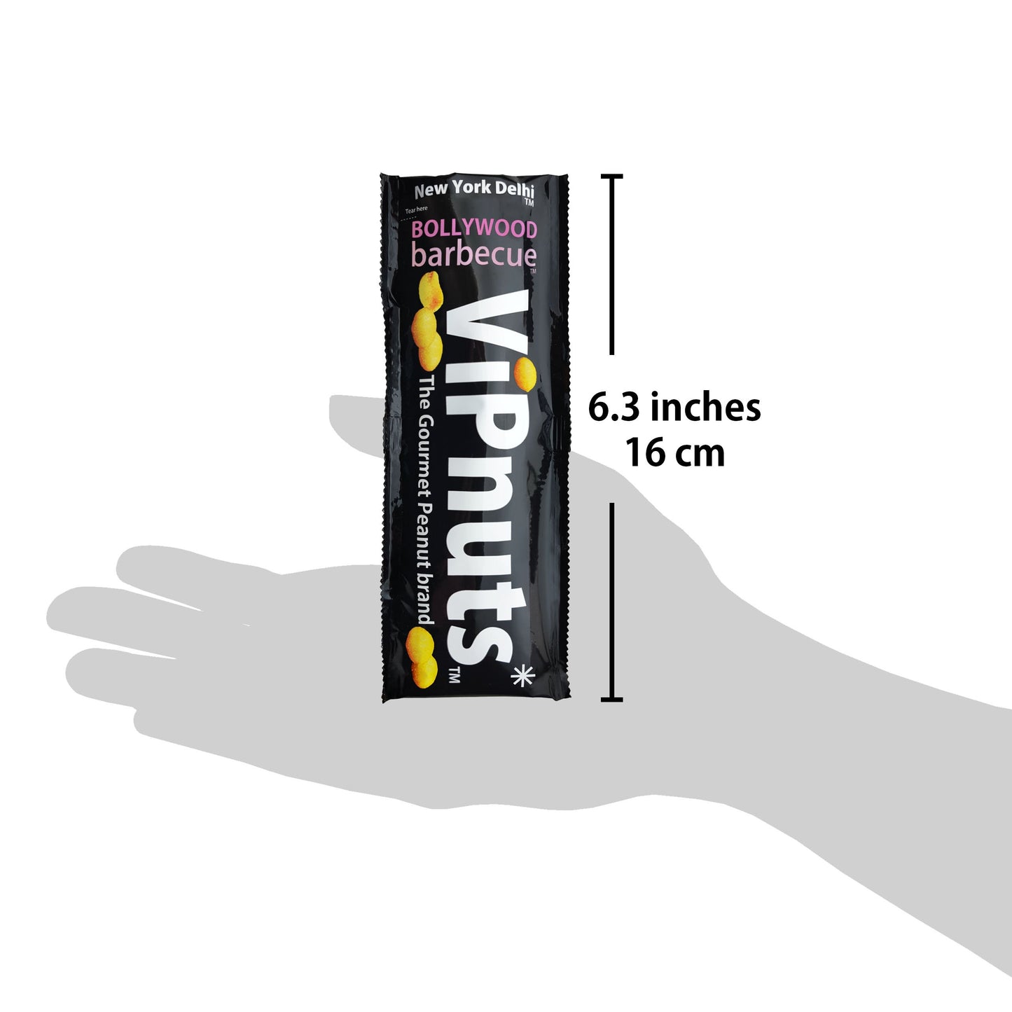 ViPnuts Bollywood BBQ peanuts 36 x 25g case
