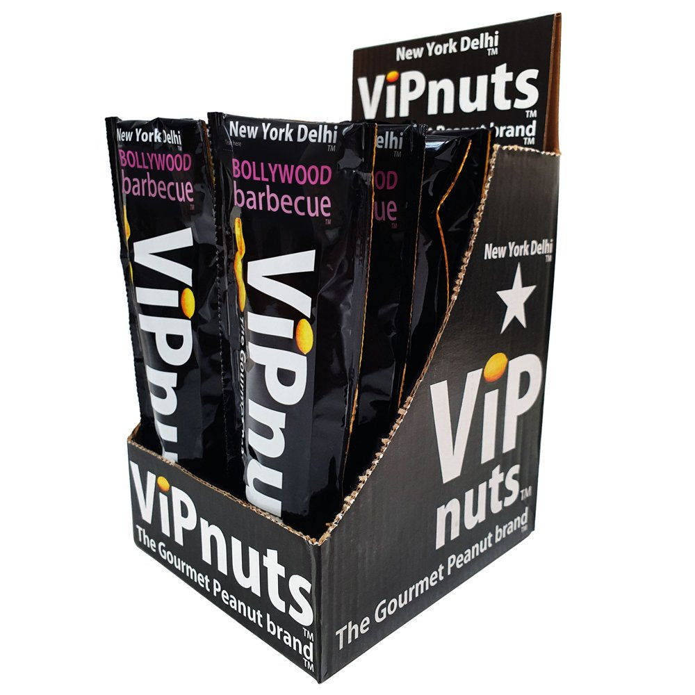 ViPnuts Bollywood BBQ peanut shots 14x25g case