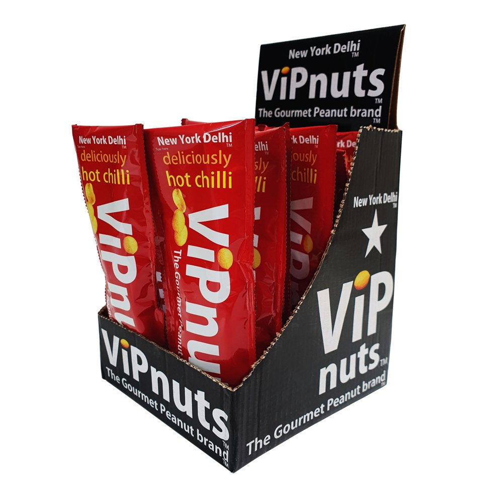 ViPnuts Hot Chilli peanut 14 x 25g shot case