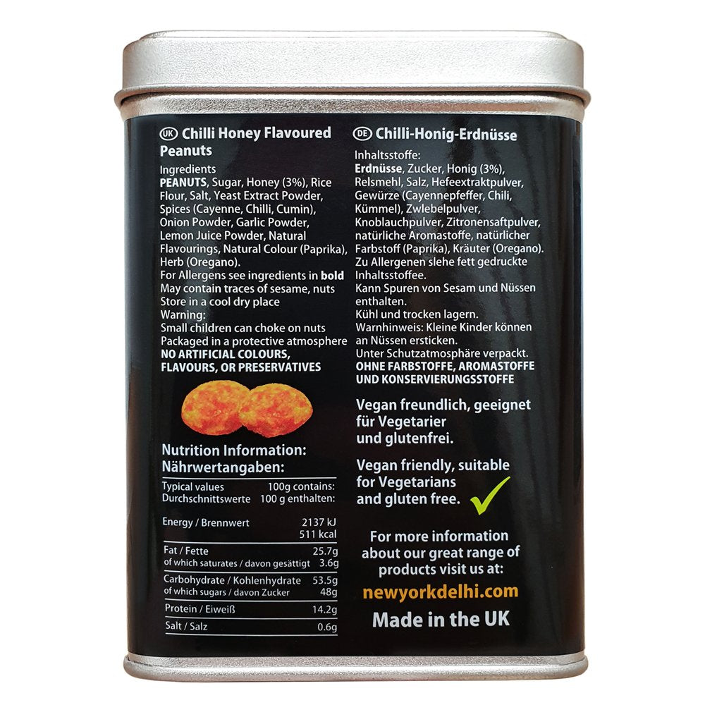 ViPnuts Hot Toffee peanuts Gift Tin 200g