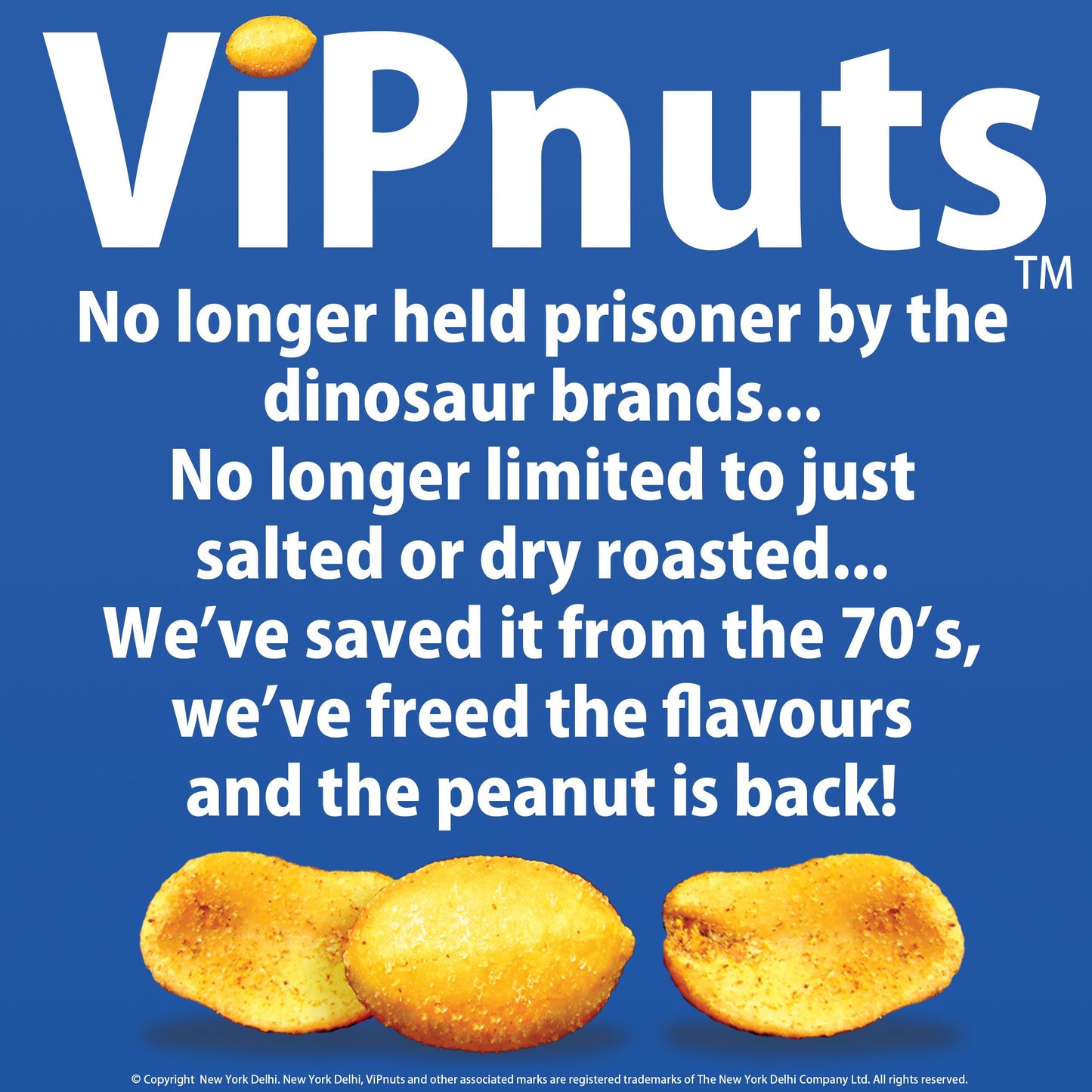 ViPnuts Classic Sea Salt peanuts 36 x 25g shot case
