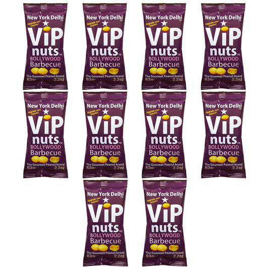 Bollywood BBQ peanuts high protein ViPnuts 10 Box