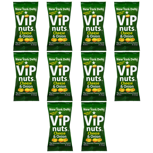 Cheese and Onion peanuts high protein ViPnuts x 10 Box