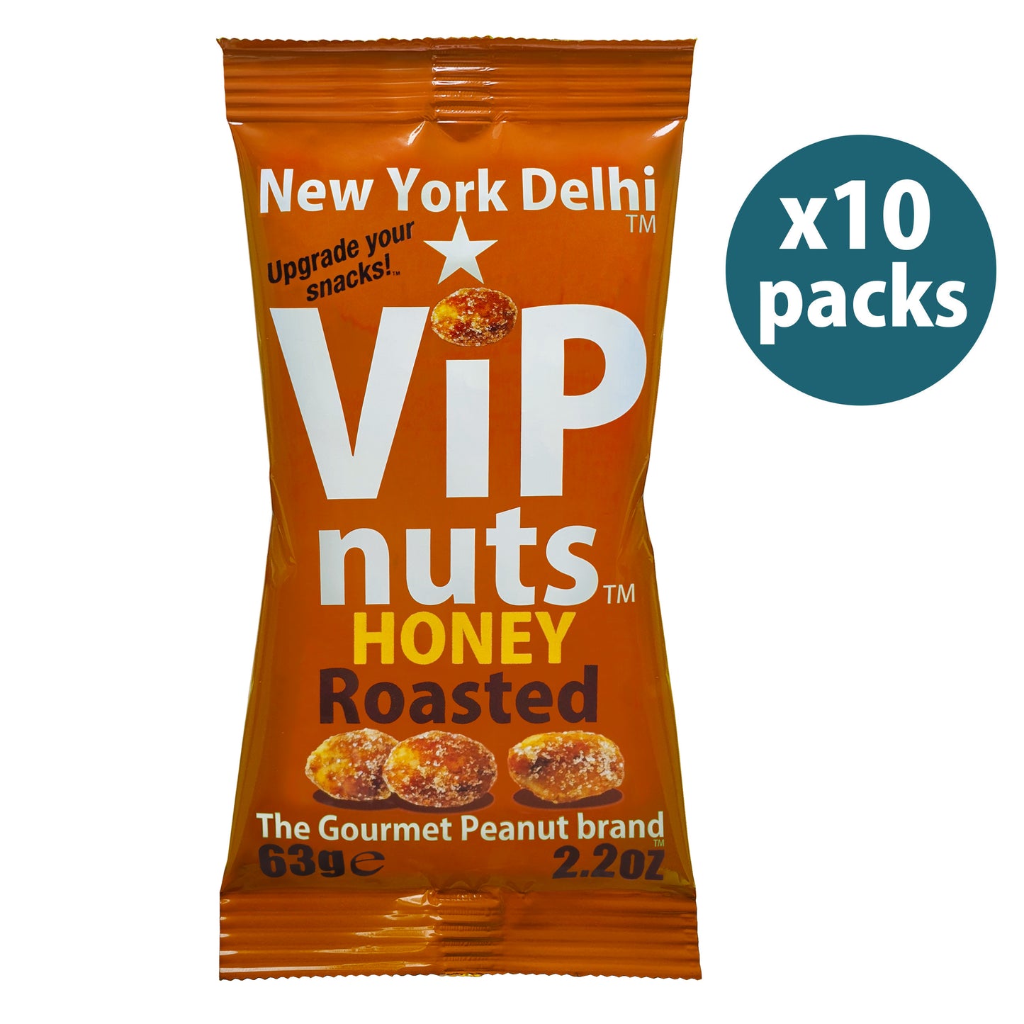 Honey Roasted Peanuts ViPnuts 10 Box