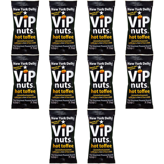 Hot Toffee peanuts with a hint of chilli ViPnuts 10 Box