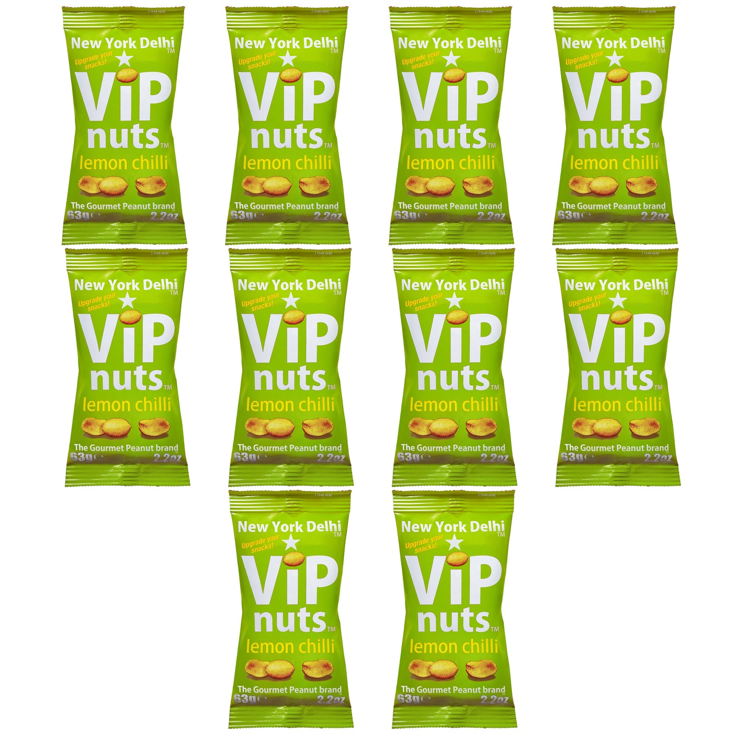 Lemon Chilli peanuts high protein ViPnuts 10 Box