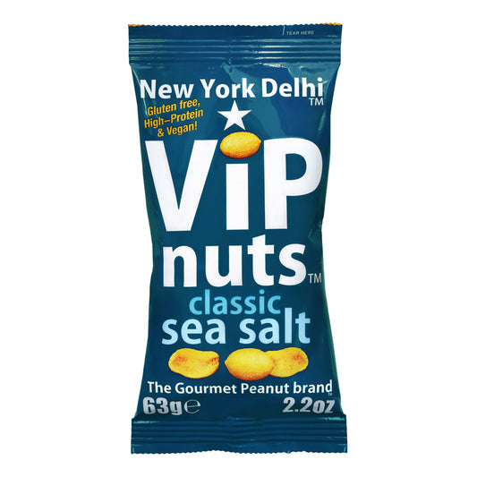 ViPnuts Classic Sea Salt peanuts 63g pack