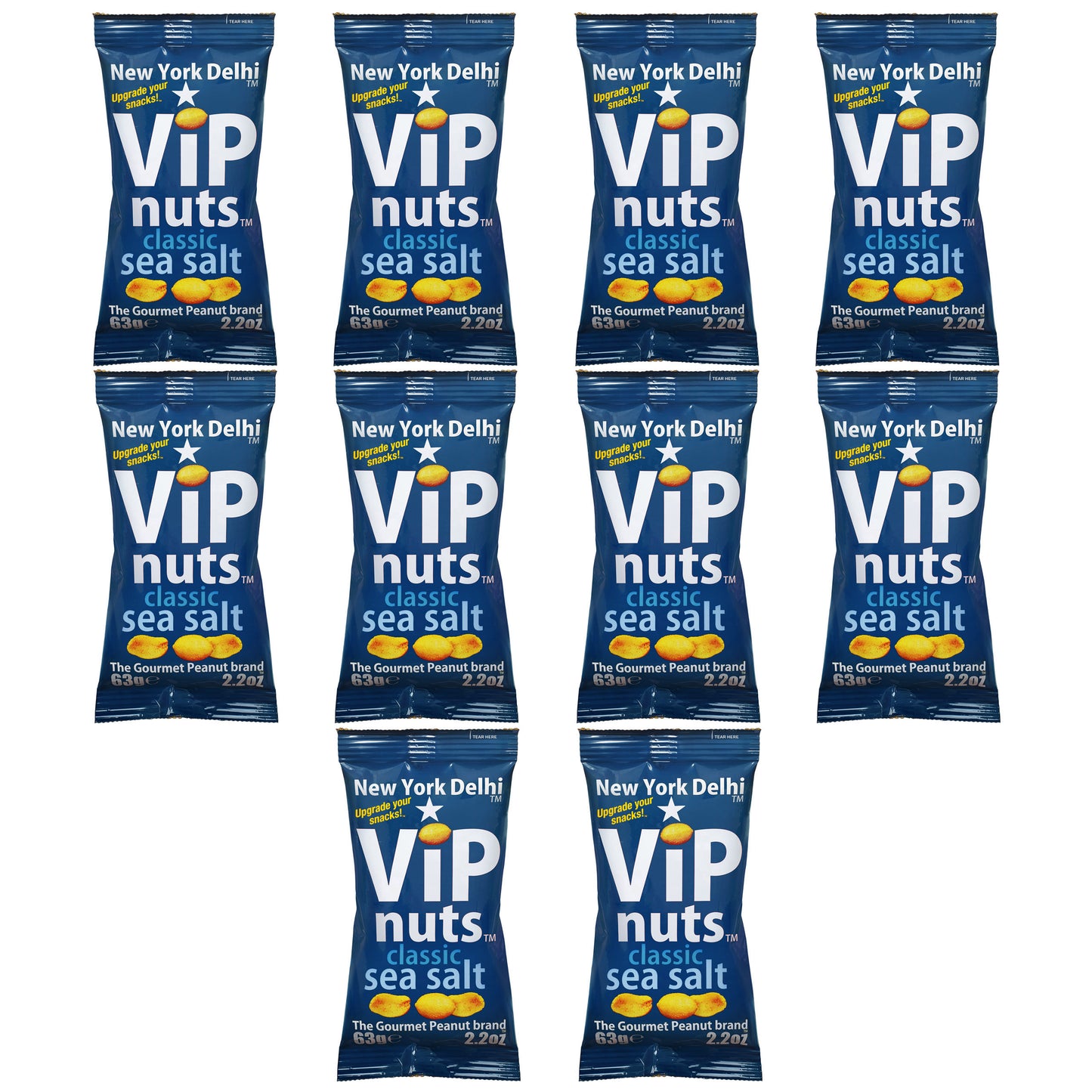 Classic Sea Salt peanuts high protein ViPnuts x 10 Box