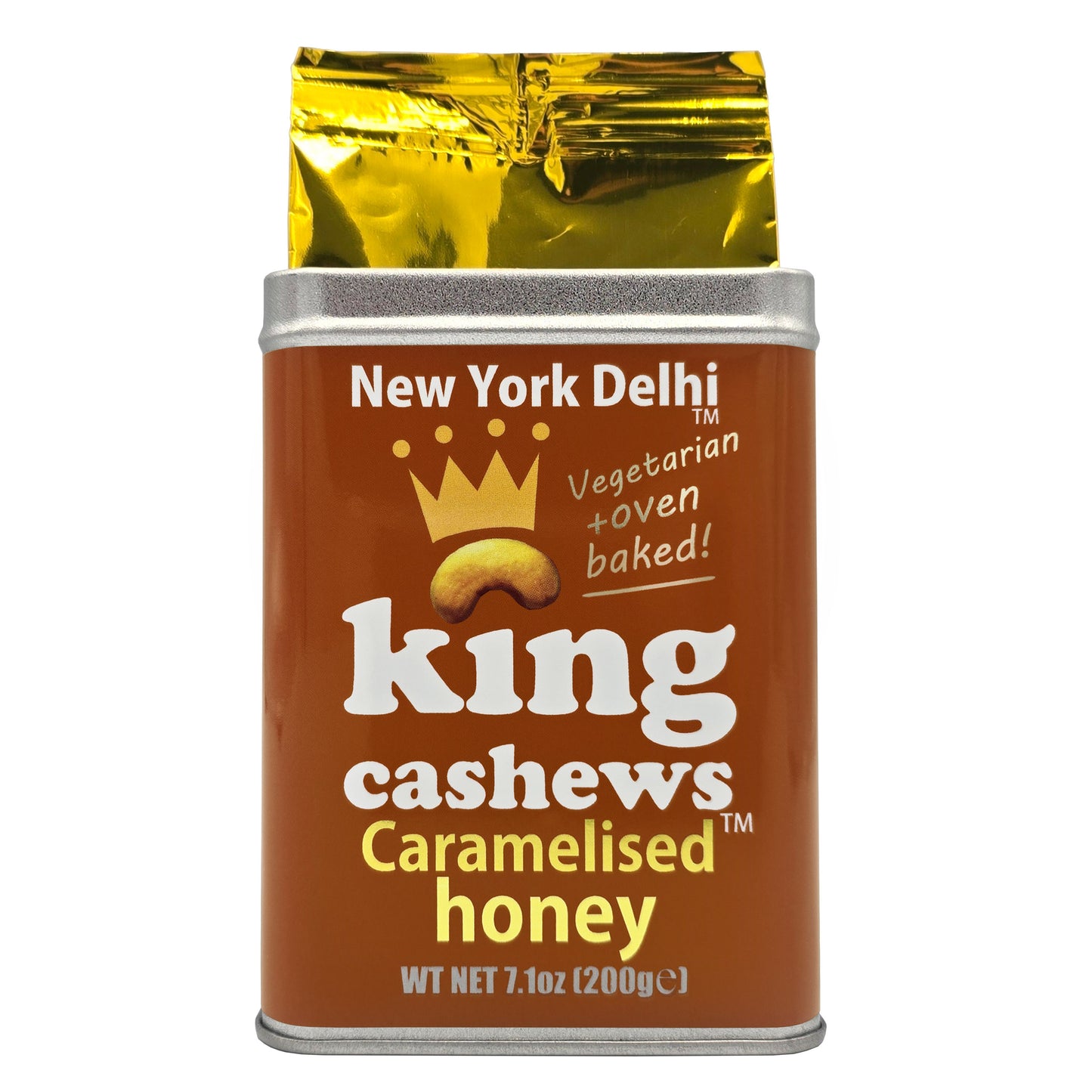 Cashews Caramelised Honey 200g Gift Tin