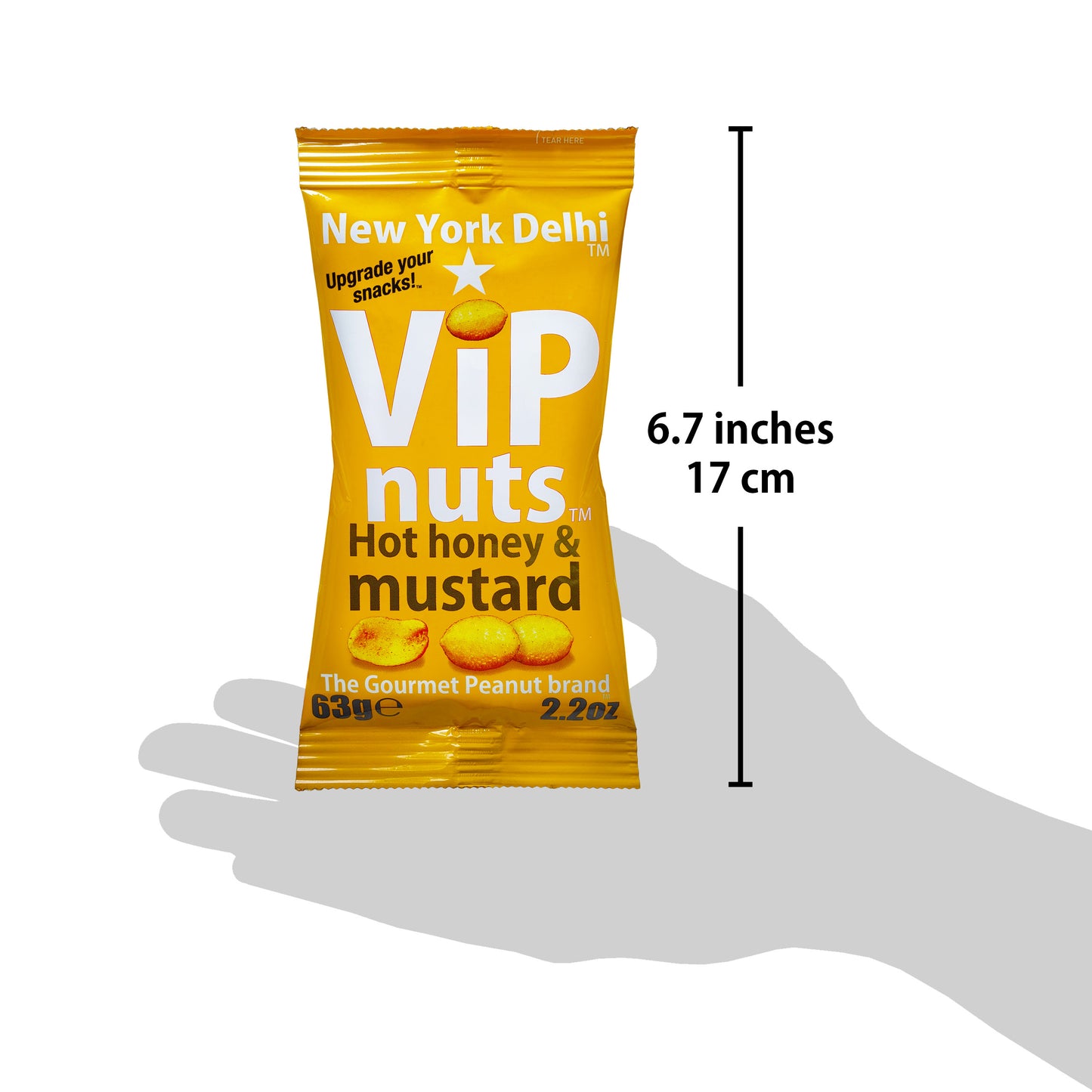 Honey & Mustard peanuts high protein ViPnuts