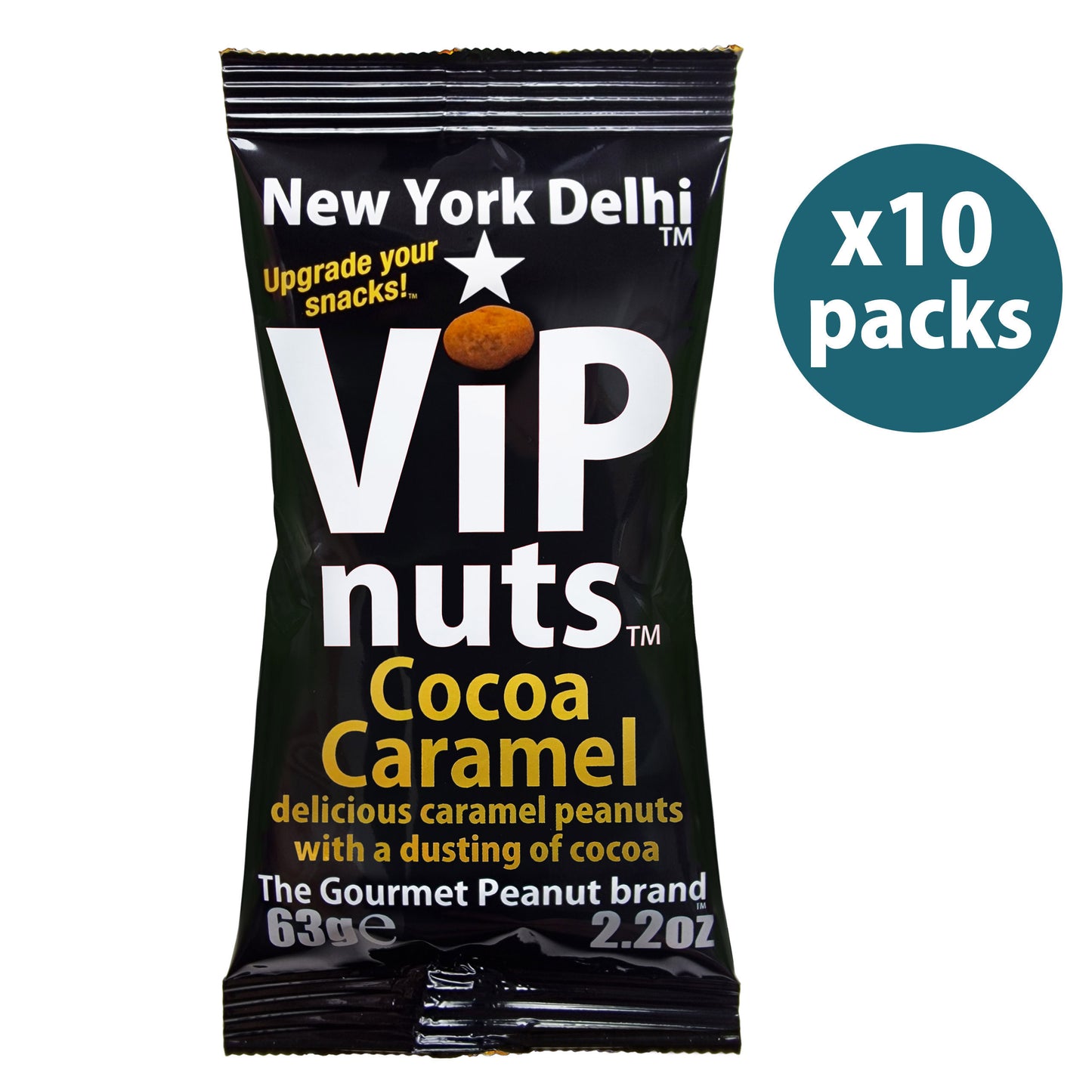 Cocoa Caramel Salted peanuts ViPnuts 10 box