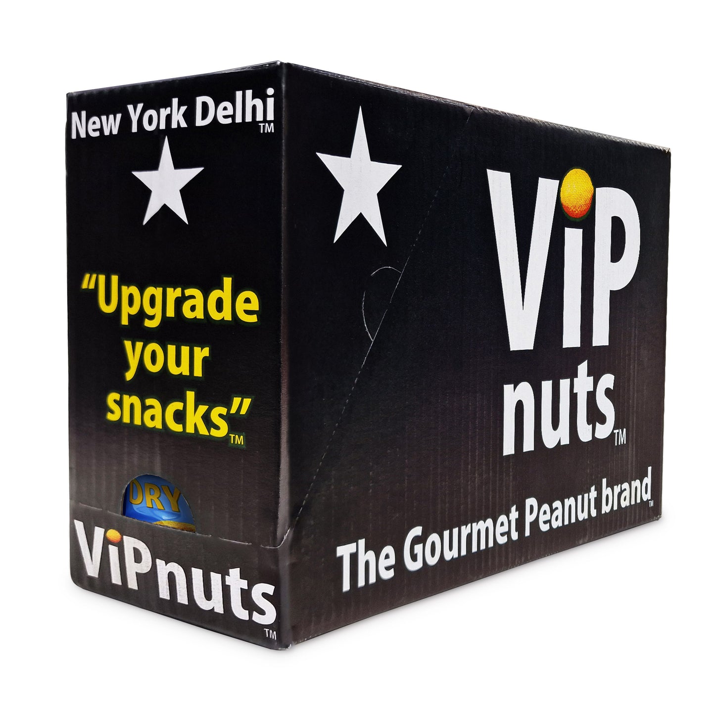 Dry Roasted peanuts high protein ViPnuts x 10 Box