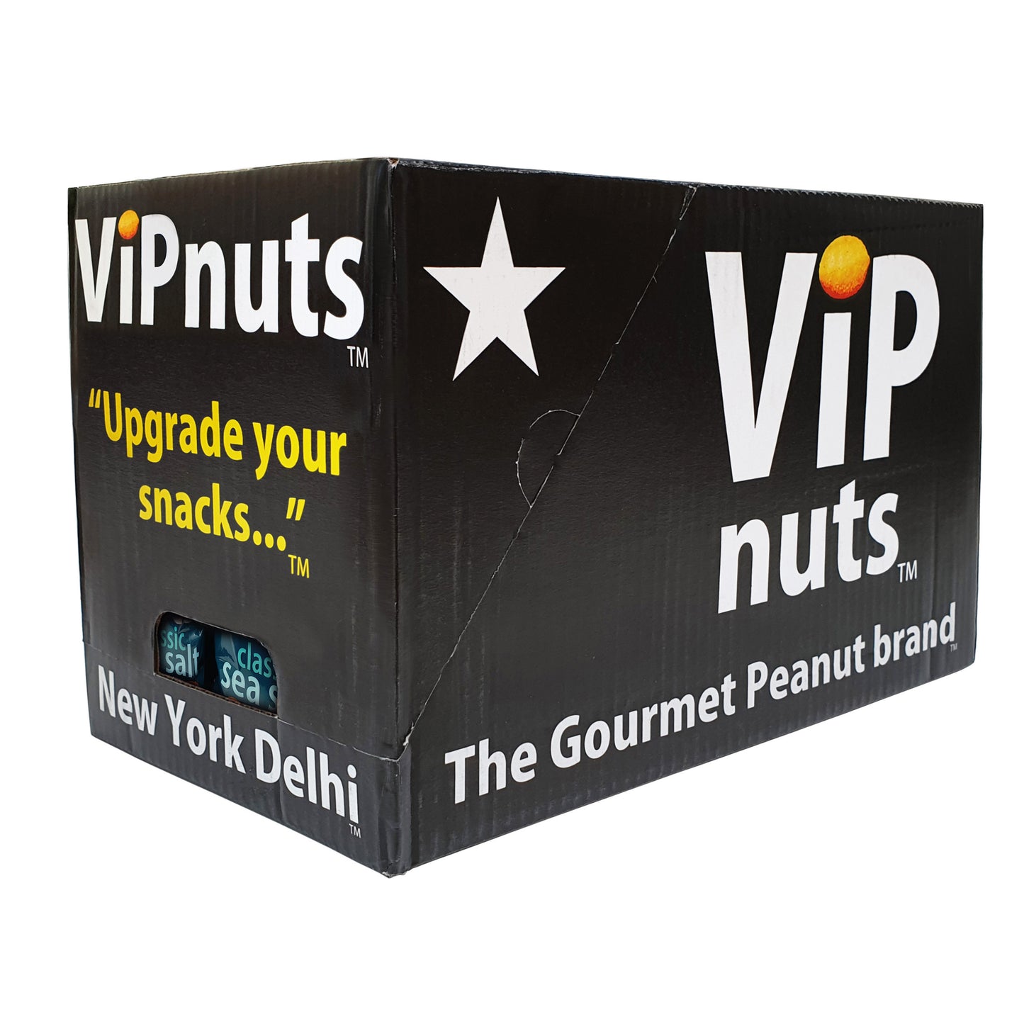 Classic Sea Salt peanuts high protein ViPnuts Case of 20