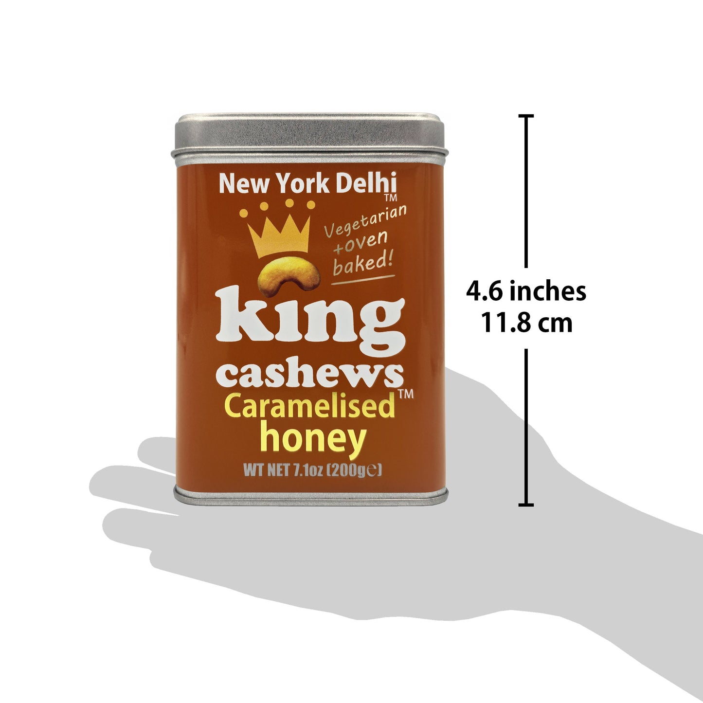 Cashews Caramelised Honey 200g Gift Tin