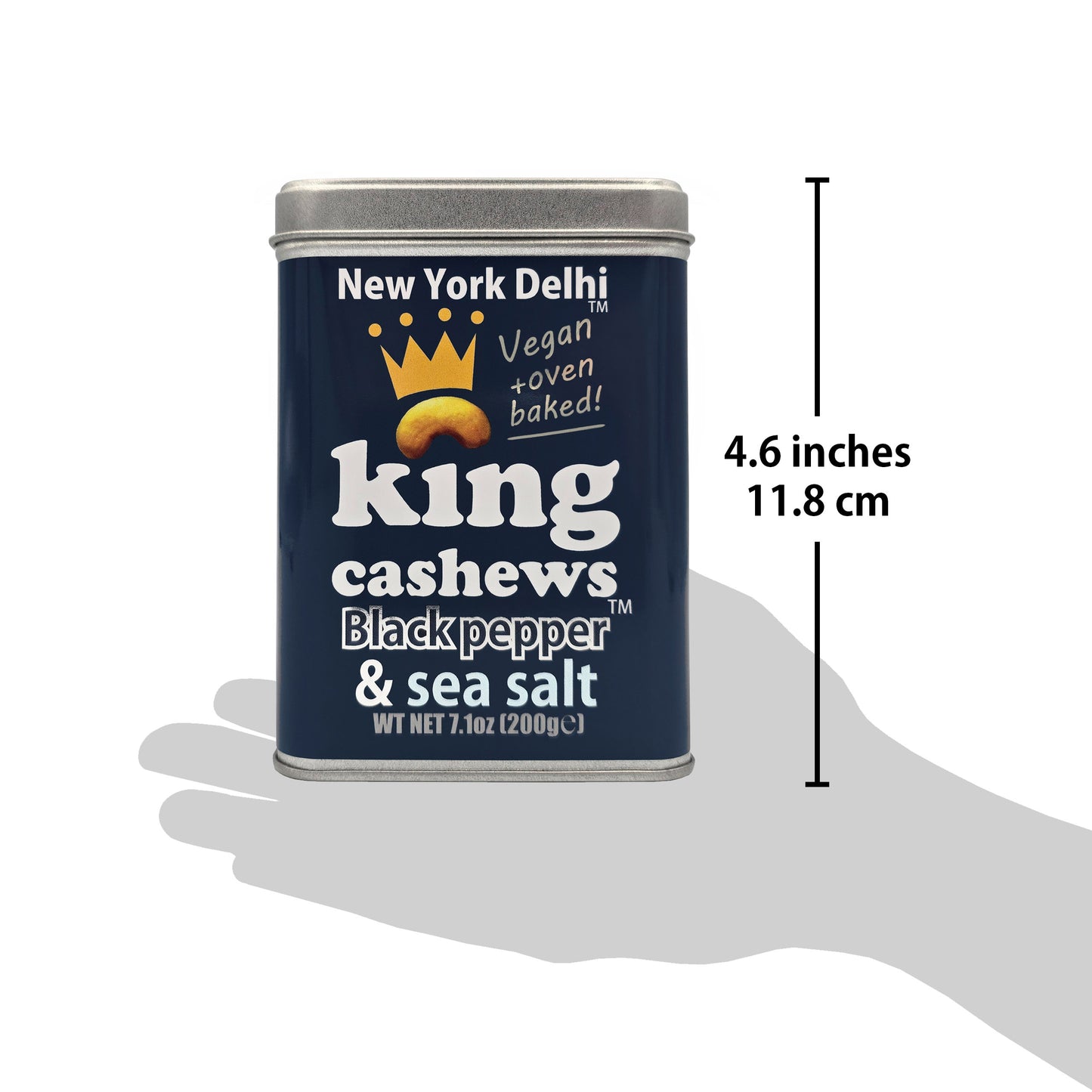 Cashews Cracked Black Pepper & Sea Salt 200g Gift Tin