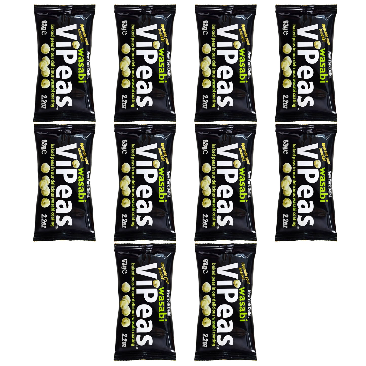 Wasabi Peas Marrowfat ViPeas x 10 Box