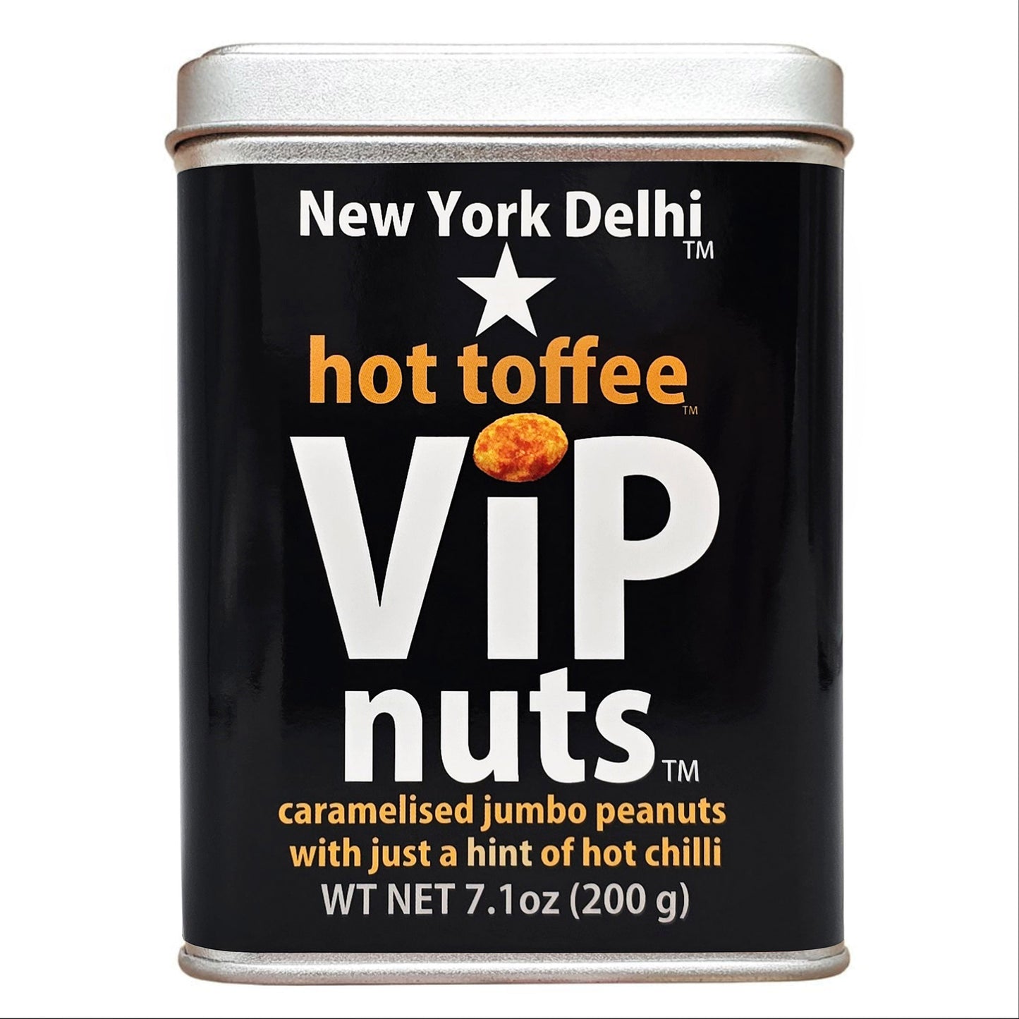 Empty Collectible Tin - ViPnuts Hot Toffee
