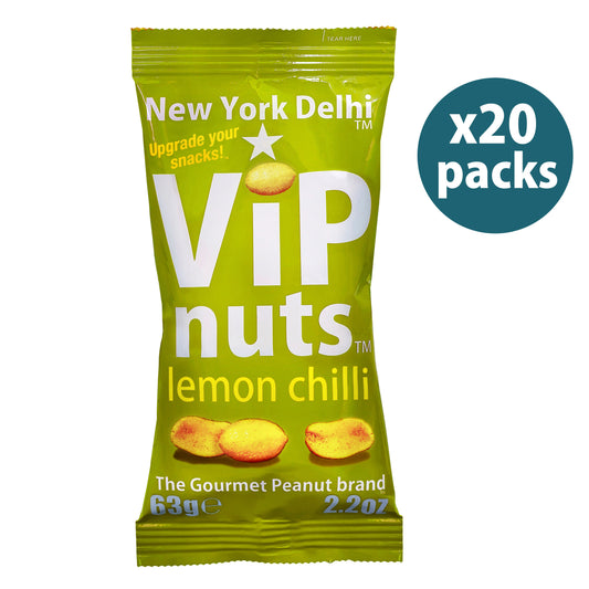 ViPnuts Lemon Chilli peanuts 20x63g case