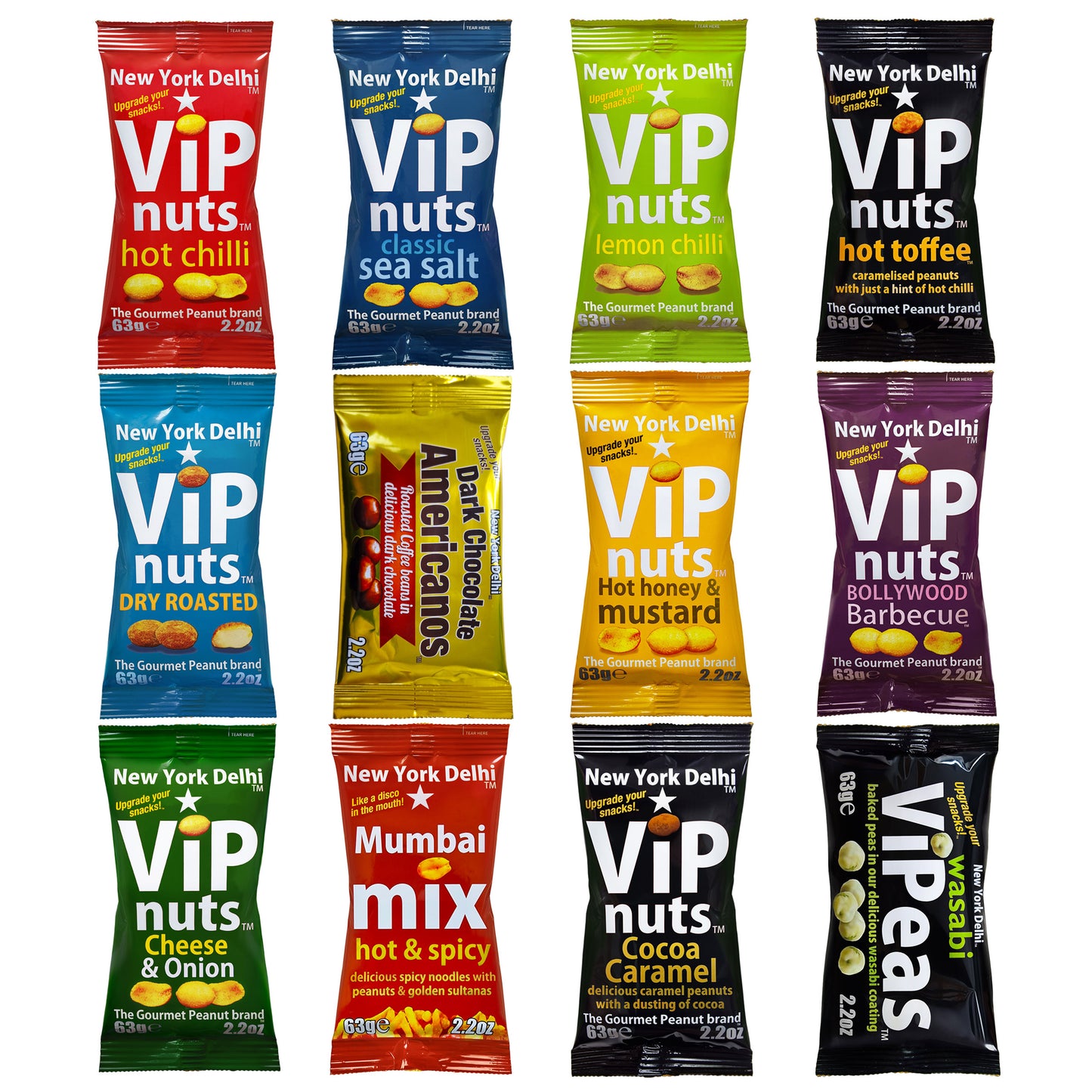 Ultimate Peanut And Snack Selection Box 12 x 63g - In Easy To Wrap Gift Box