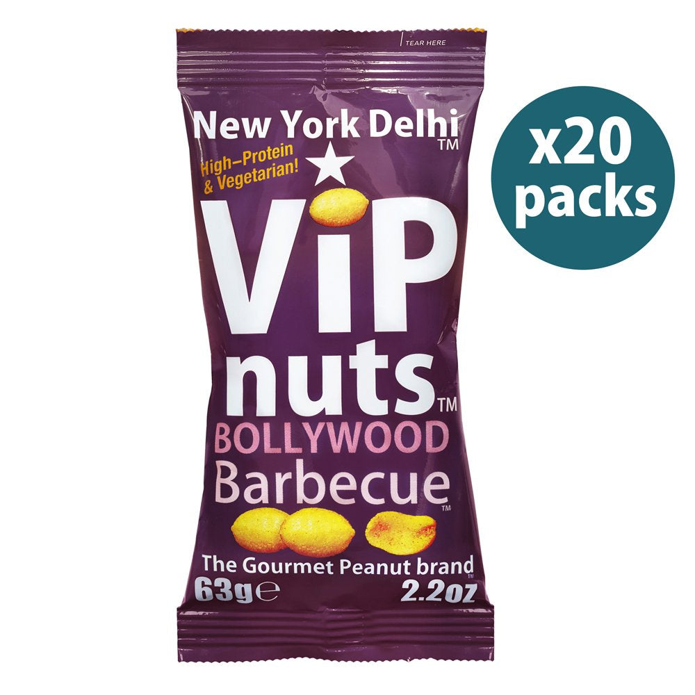 ViPnuts Bollywood BBQ peanuts 20x63g case