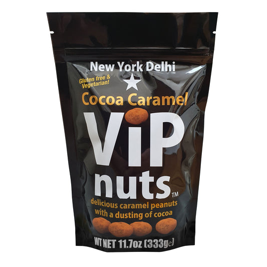 ViPnuts Cocoa Caramel peanuts 333g Hero Size