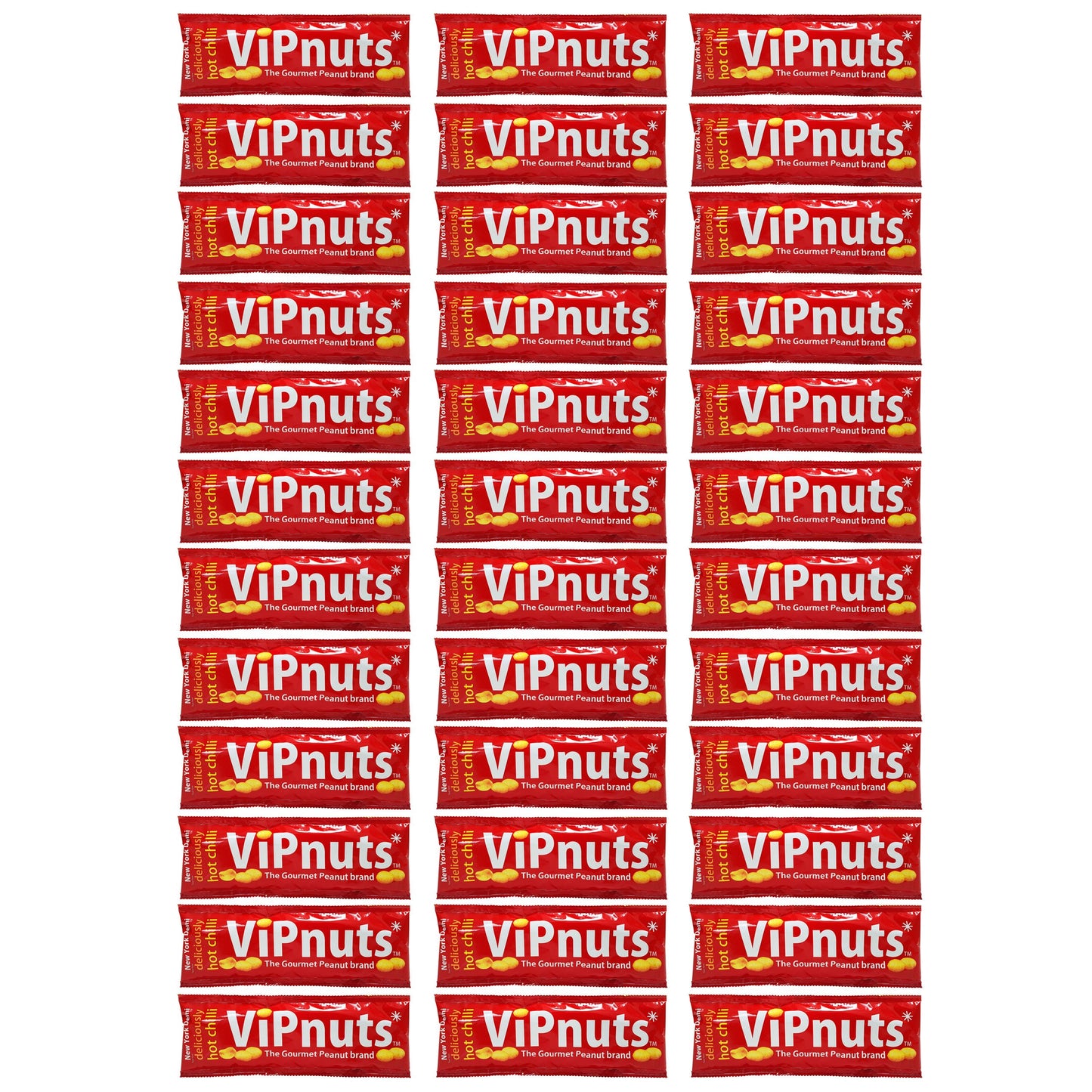 ViPnuts Hot Chilli peanuts  36 x 25g case