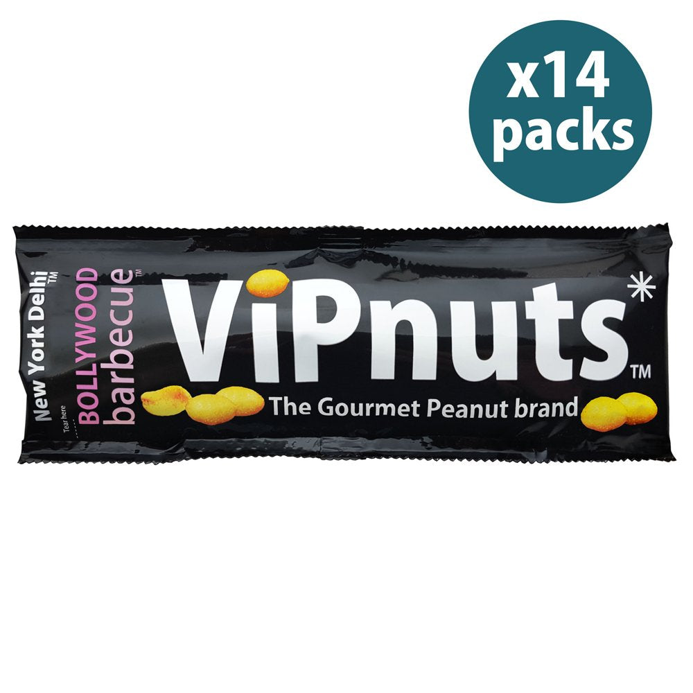 ViPnuts Bollywood BBQ peanut shots 14x25g case