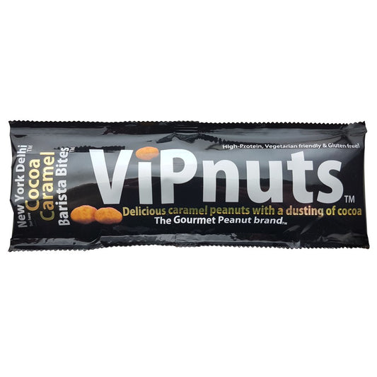 ViPnuts Cocoa Caramel peanuts 27g shot pack