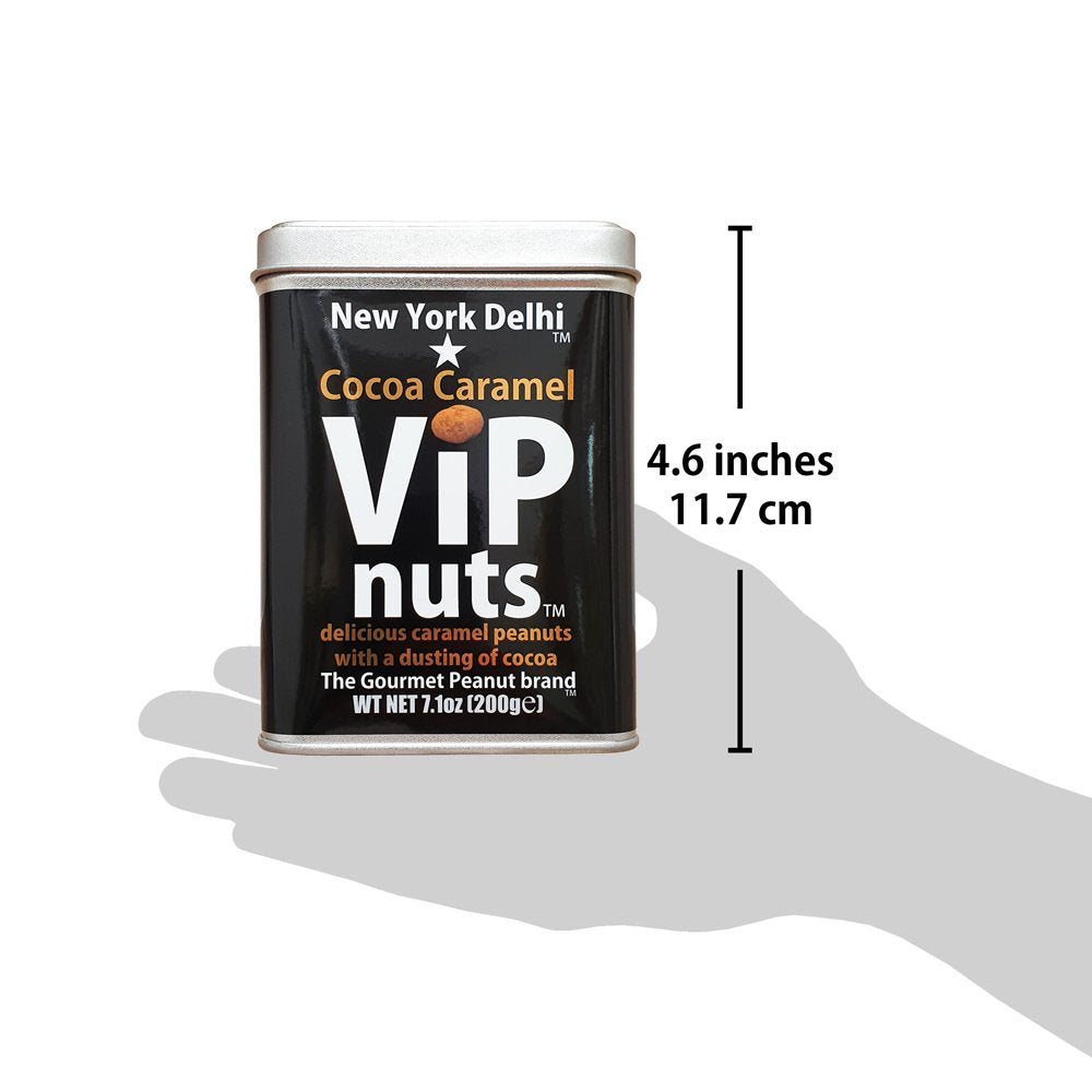 ViPnuts Cocoa Caramel peanuts in Gift Tin 200g