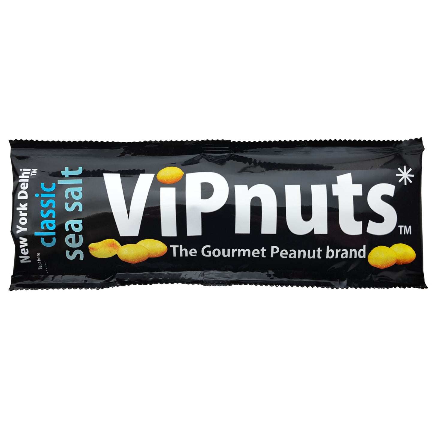 ViPnuts Classic Sea Salt peanuts 36 x 25g shot case