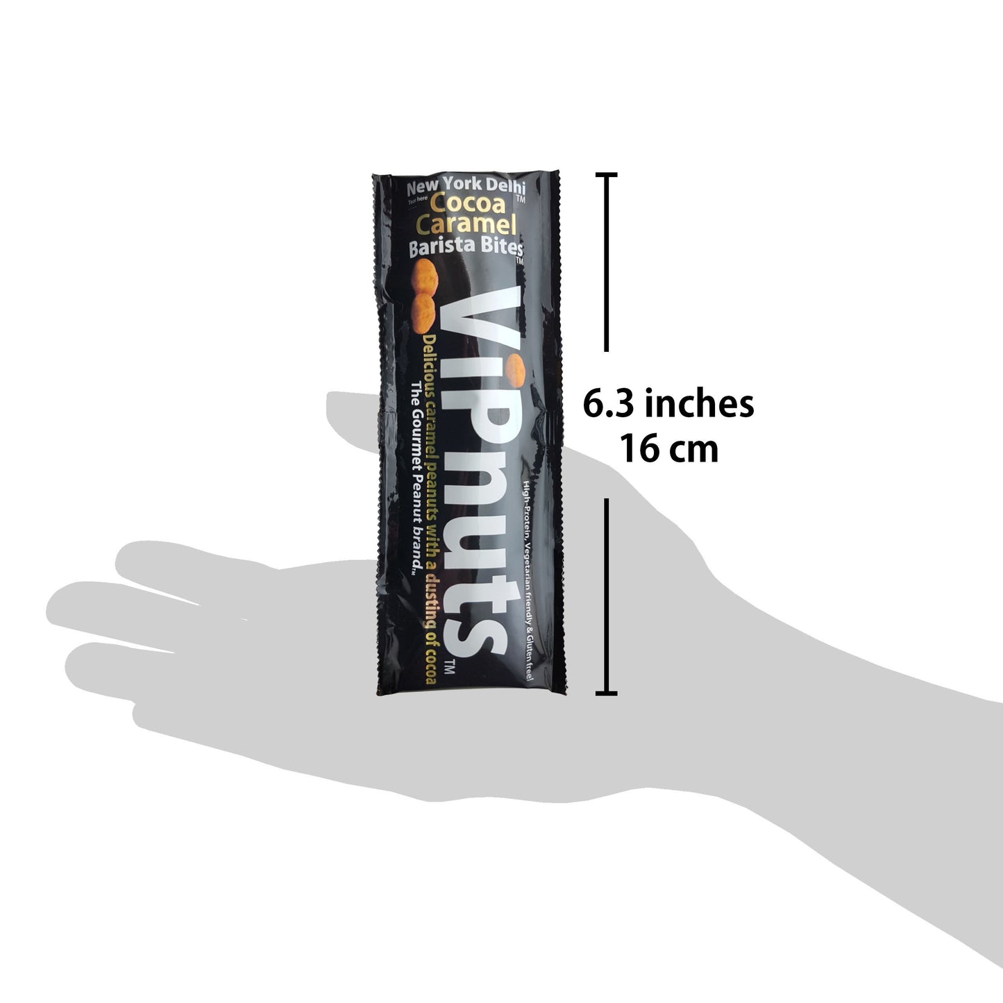 ViPnuts Cocoa Caramel peanuts 36 x 27g shot case