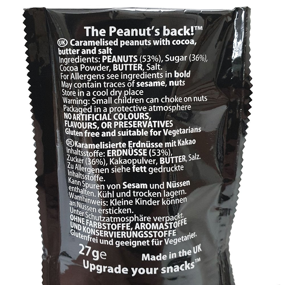 ViPnuts Cocoa Caramel peanut 14 x 27g shot case